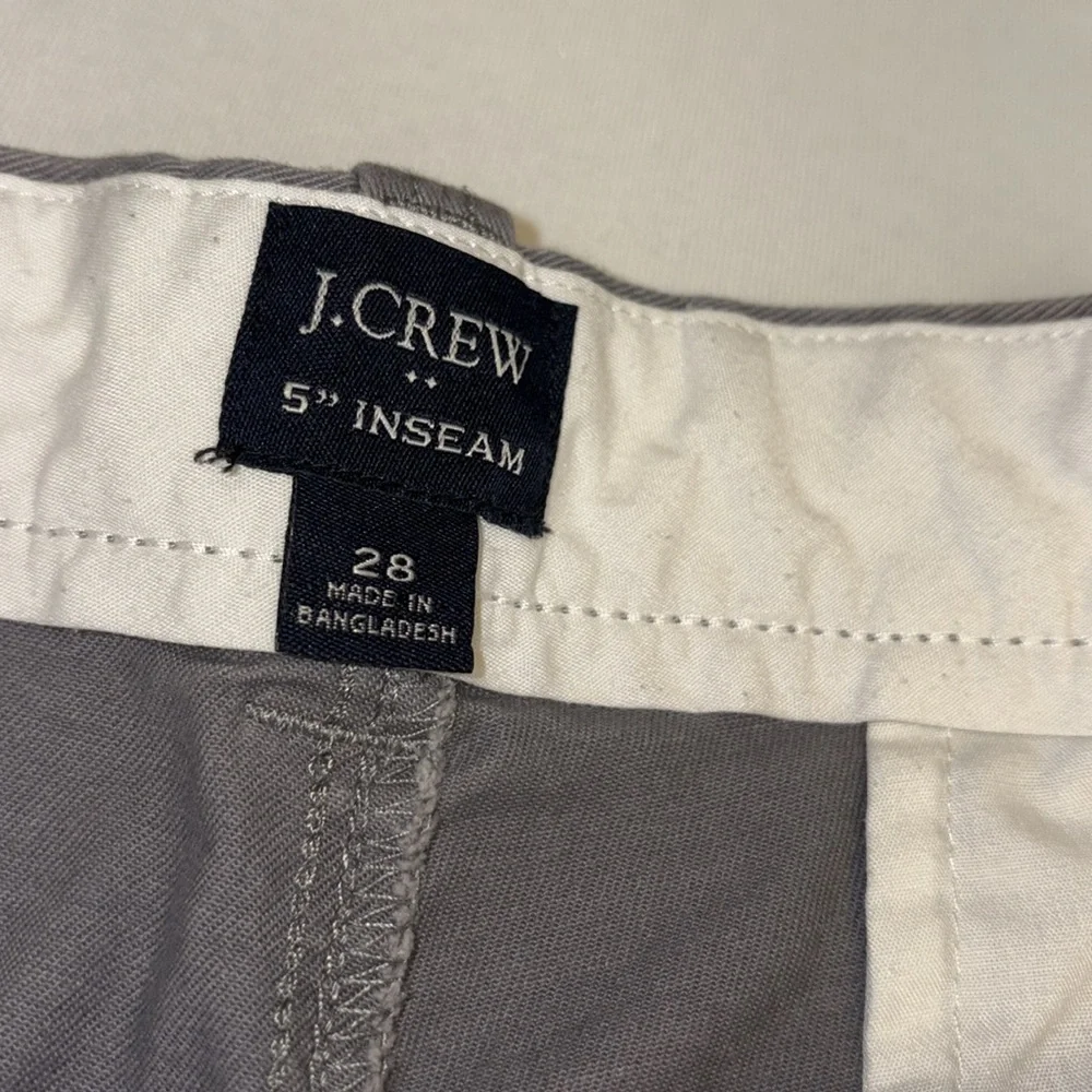 J. Crew shirts chino flat front 4 pockets button/zip close high rise Size 28